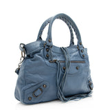 Balenciaga Arena Agneau Classic Town Satchel | Authentic Pre-Owned side view