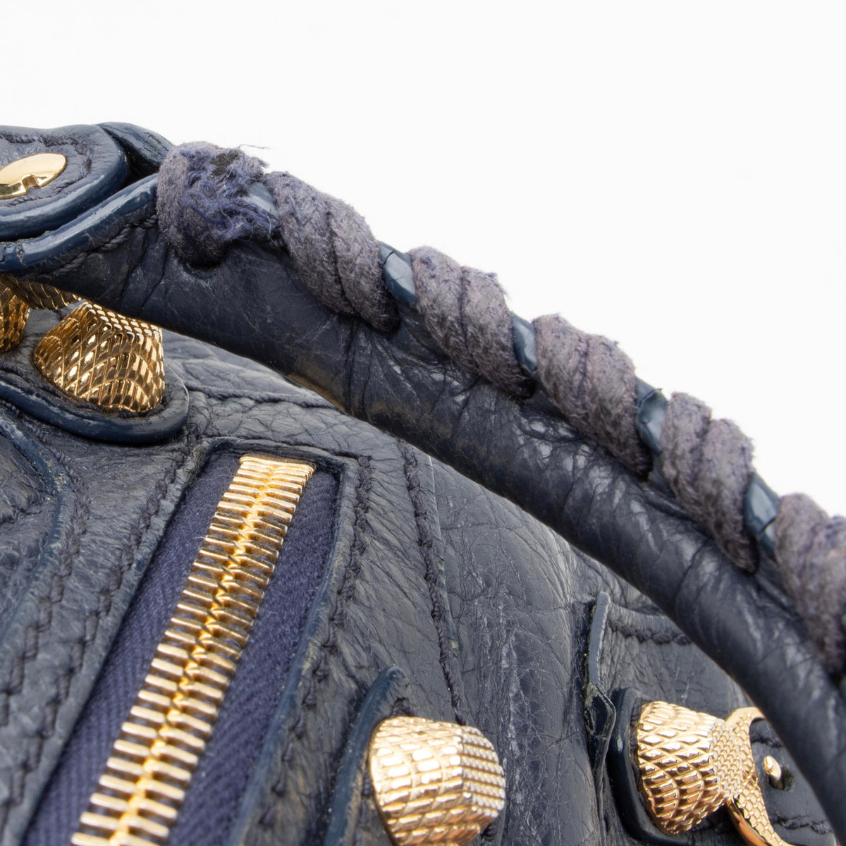 Balenciaga Arena Giant 12 City Mini Satchel | Authentic Pre-Owned interior view