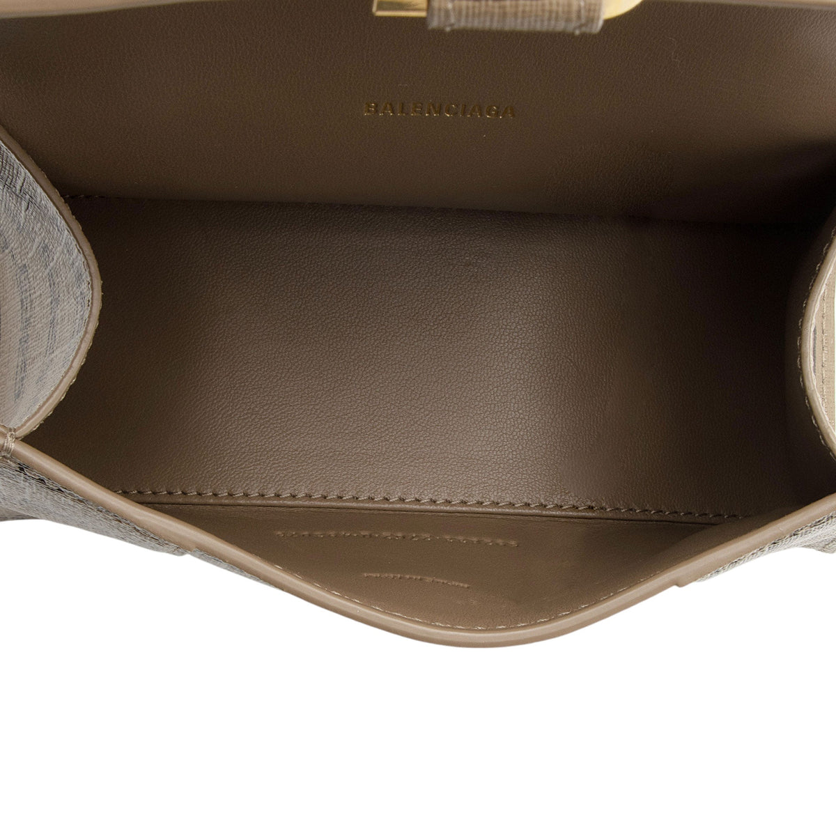 Balenciaga BB Monogram Canvas Hourglass XS Satchel | Designer Top Handle Bag