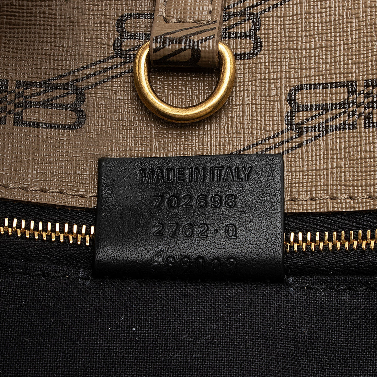 Balenciaga BB Monogram Canvas Signature E/W Medium Shopper Tote back view