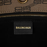 Balenciaga BB Monogram Canvas Signature E/W Medium Shopper Tote detail view