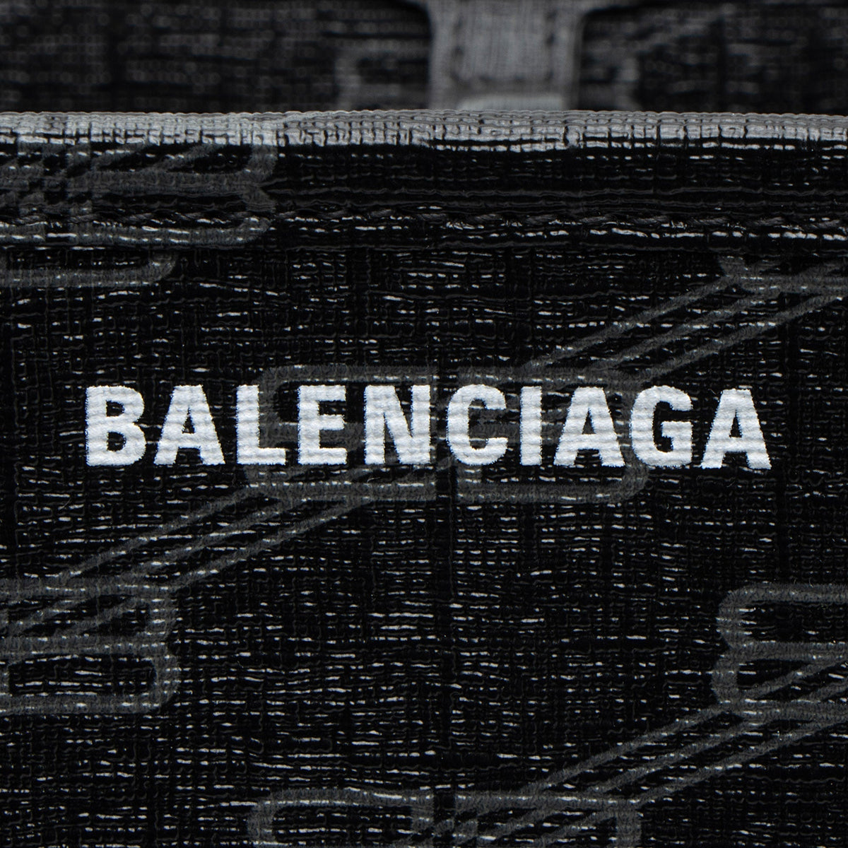 Balenciaga BB Monogram Canvas Signature E/W Medium Shopper Tote | Designer Luxury Handbag