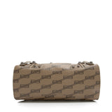 Balenciaga BB Monogram Canvas Signature Neo Cagole City XS Satchel 23465 back view