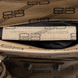 Balenciaga BB Monogram Canvas Signature Neo Cagole City XS Satchel 23465 detail view