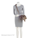 Balenciaga BB Monogram Canvas Signature Neo Cagole City XS Satchel 23465 interior view