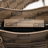 Balenciaga BB Monogram Canvas Signature Neo Cagole City XS Satchel ZVKr4D detail view