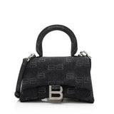 Balenciaga BB Monogram Denim Hourglass XS Satchel | Authentic Pre-Owned