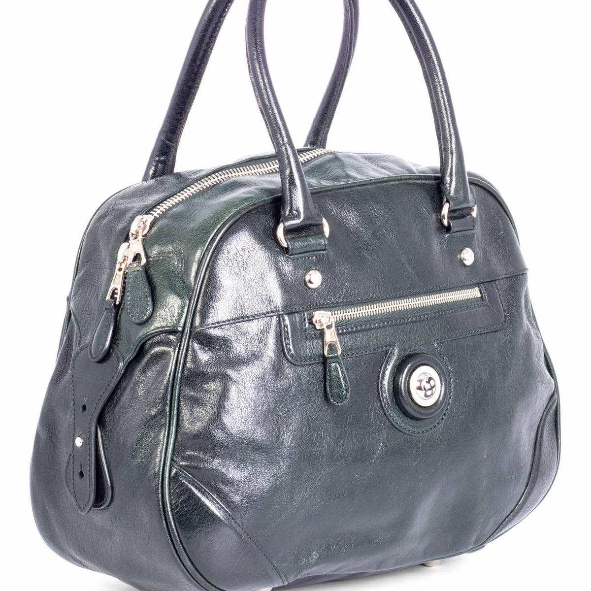 Belvorux elegant leather Handbag top view