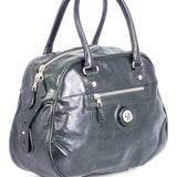 Balenciaga authentic luxury handbag Green leather craftsmanship
