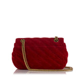 Balenciaga BB Quilted Round Velvet Crossbody Bag S | Authentic Pre-Owned angle view