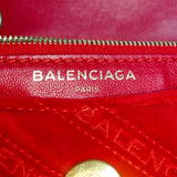 Balenciaga BB Quilted Round Velvet Crossbody Bag S | Authentic Pre-Owned front view