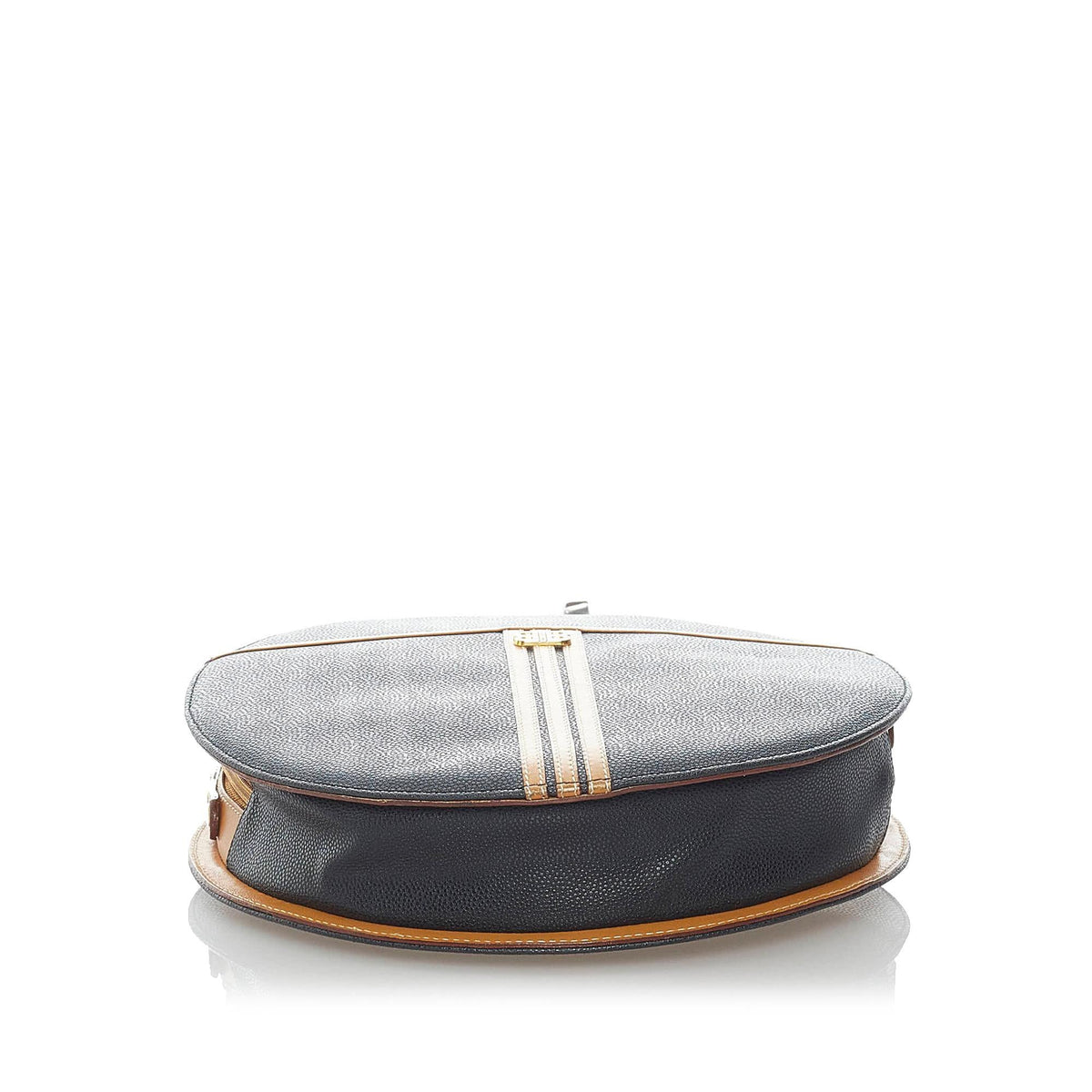 Balenciaga BB Round Leather Crossbody Bag | Authentic Pre-Owned side view