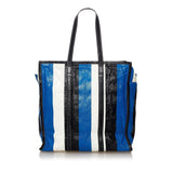 Balenciaga Bazar Shopper Lambskin Leather Tote Bag | Authentic Pre-Owned angle view