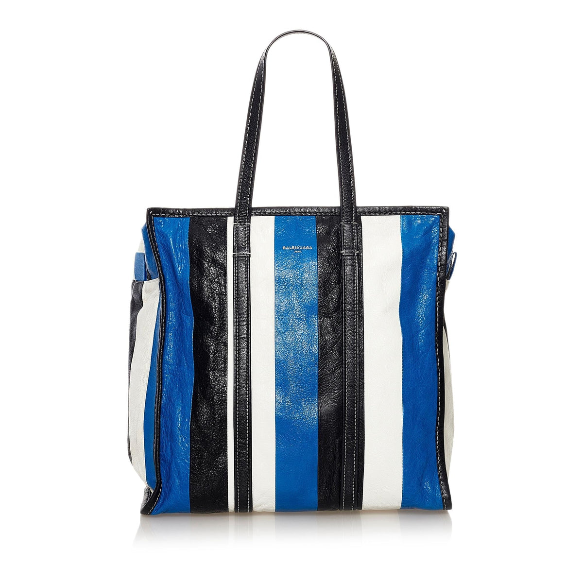 Balenciaga Bazar Shopper Lambskin Leather Tote Bag | Authentic Pre-Owned
