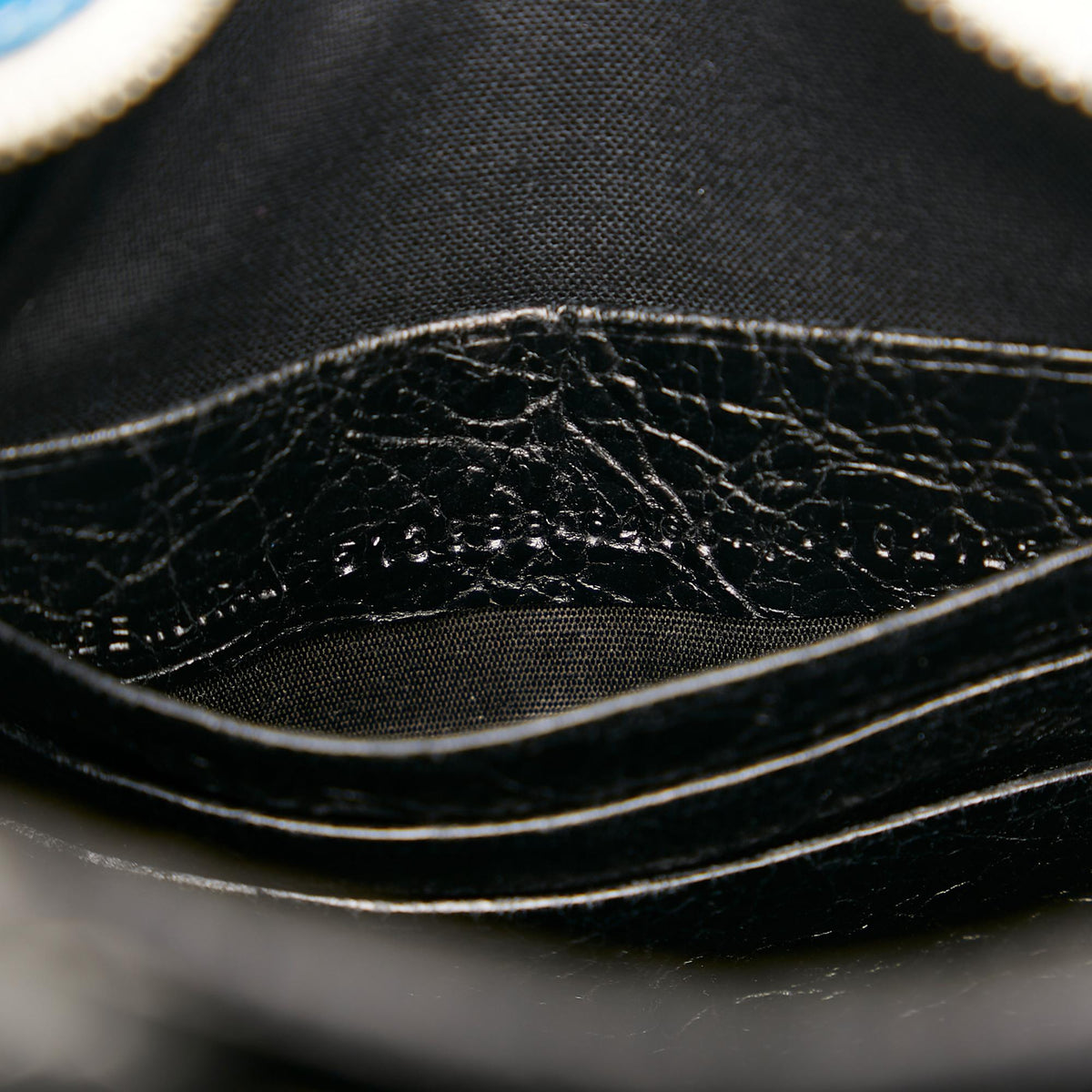 Balenciaga Bazar Shopper Lambskin Satchel | Authentic Pre-Owned close-up view