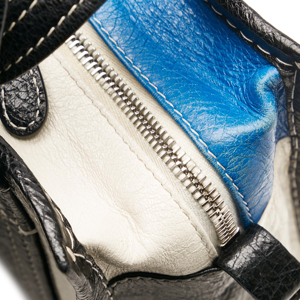 Balenciaga Bazar Shopper Lambskin Satchel | Authentic Pre-Owned back view