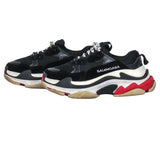 Balenciaga authentic luxury sneaker Black leather craftsmanship