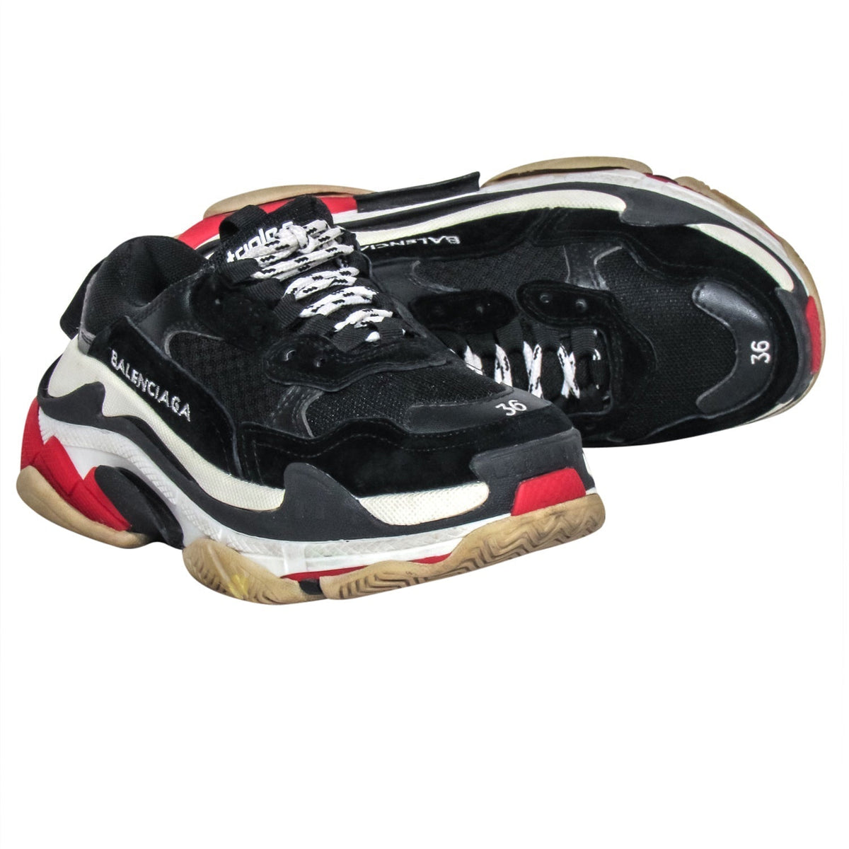 Balenciaga women's sneaker Black luxury designer leather