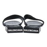 Balenciaga designer sandal leather closeup detail