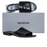 Balenciaga women's sandal Black luxury designer leather