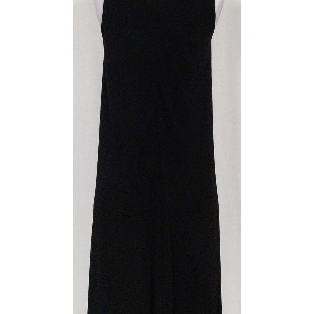 Belmontair elegant leather Cocktail Dress back view