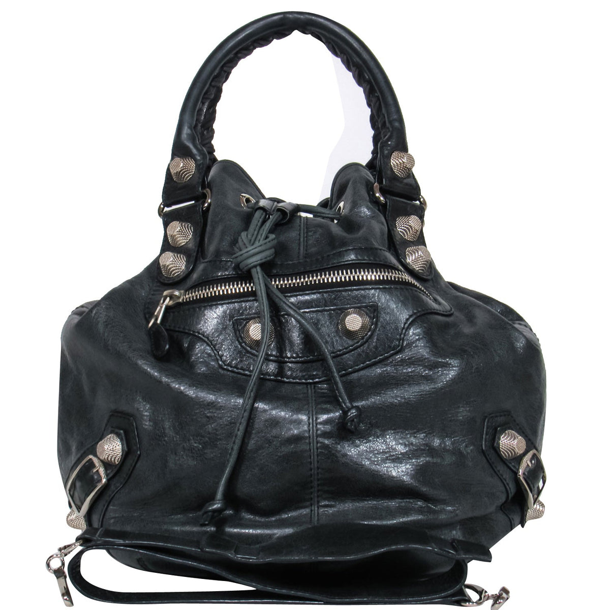 Luxar579 elegant leather Bucket Bag