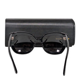 Luxar587 elegant leather Sunglasses back view