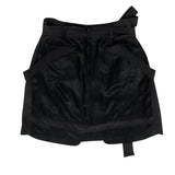 Luxar568 elegant leather Skirt side view