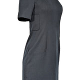 Side view of Balenciaga dress Black premium designer bag