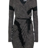 Balenciaga women's dress Black luxury designer leather