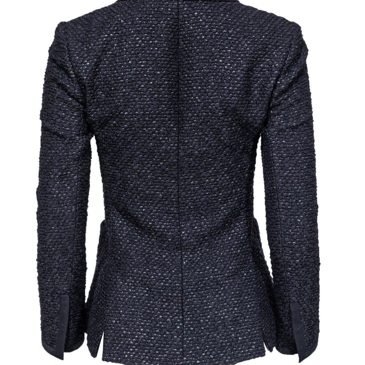 Side view of Balenciaga blazer Black premium designer bag