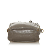 Balenciaga Blanket Square Leather Satchel | Authentic Pre-Owned back view