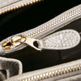 Balenciaga Blanket Square Leather Satchel | Authentic Pre-Owned side view