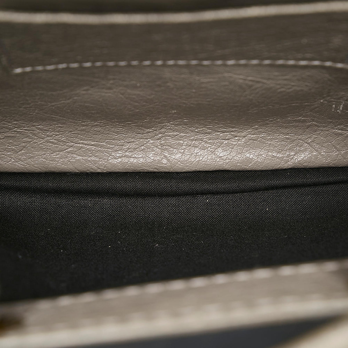 Balenciaga Blanket Square Leather Satchel | Authentic Pre-Owned hardware detail