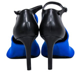 Balenciaga designer pump leather closeup detail