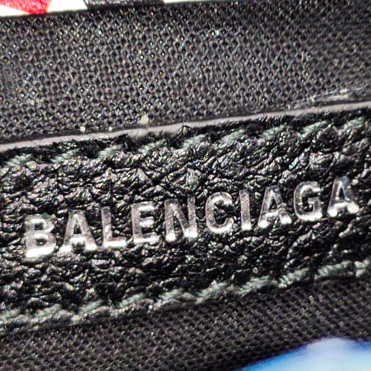 Balenciaga Bonjour Paris Shopping Phone Holder | Authentic Pre-Owned hardware detail