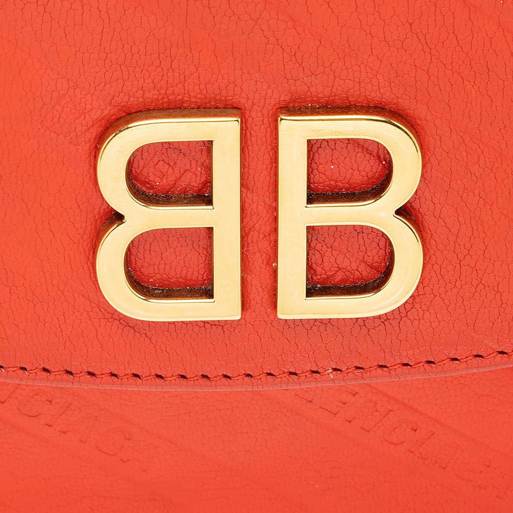 Balenciaga Calfskin BB Chain Wallet | Authentic Pre-Owned back view