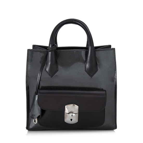 Balenciaga Calfskin Leather Padlock Mini All Afternoon Tote - Final Sale