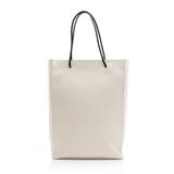 Balenciaga Calfskin Logo Medium N/S Shopper Tote | Authentic Pre-Owned angle view