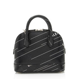 Balenciaga Calfskin Logo XXS Ville Top Handle Bag | Authentic Pre-Owned angle view