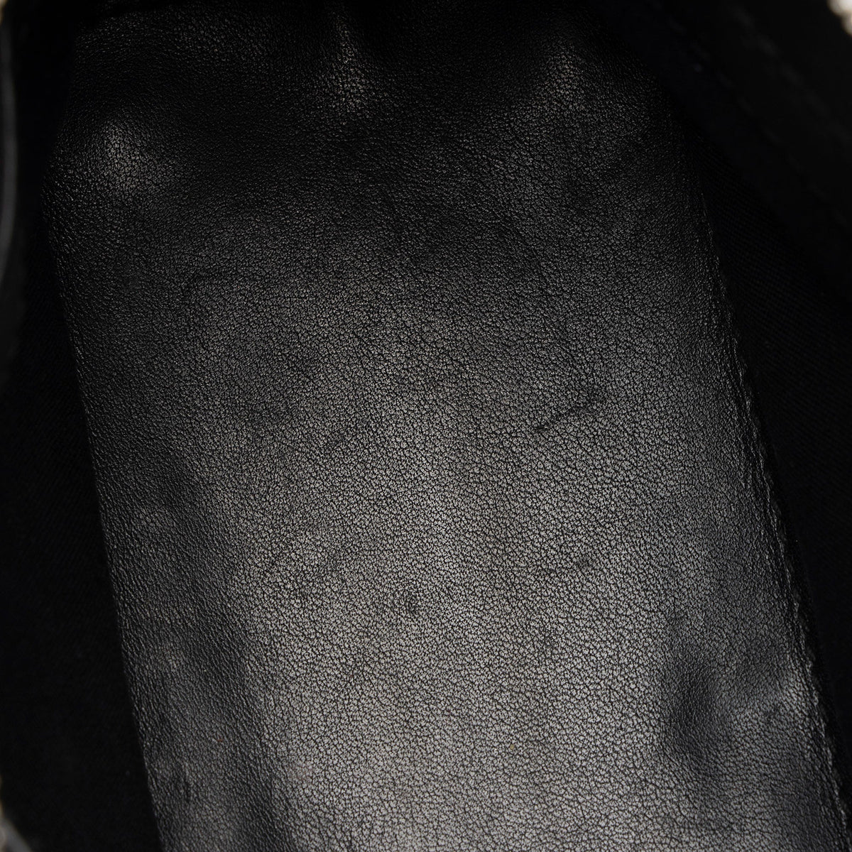 Balenciaga Calfskin Logo XXS Ville Top Handle Bag | Authentic Pre-Owned interior view