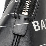 Balenciaga Calfskin Logo XXS Ville Top Handle Bag | Authentic Pre-Owned close-up view
