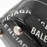 Balenciaga Calfskin Logo XXS Ville Top Handle Bag | Authentic Pre-Owned front view