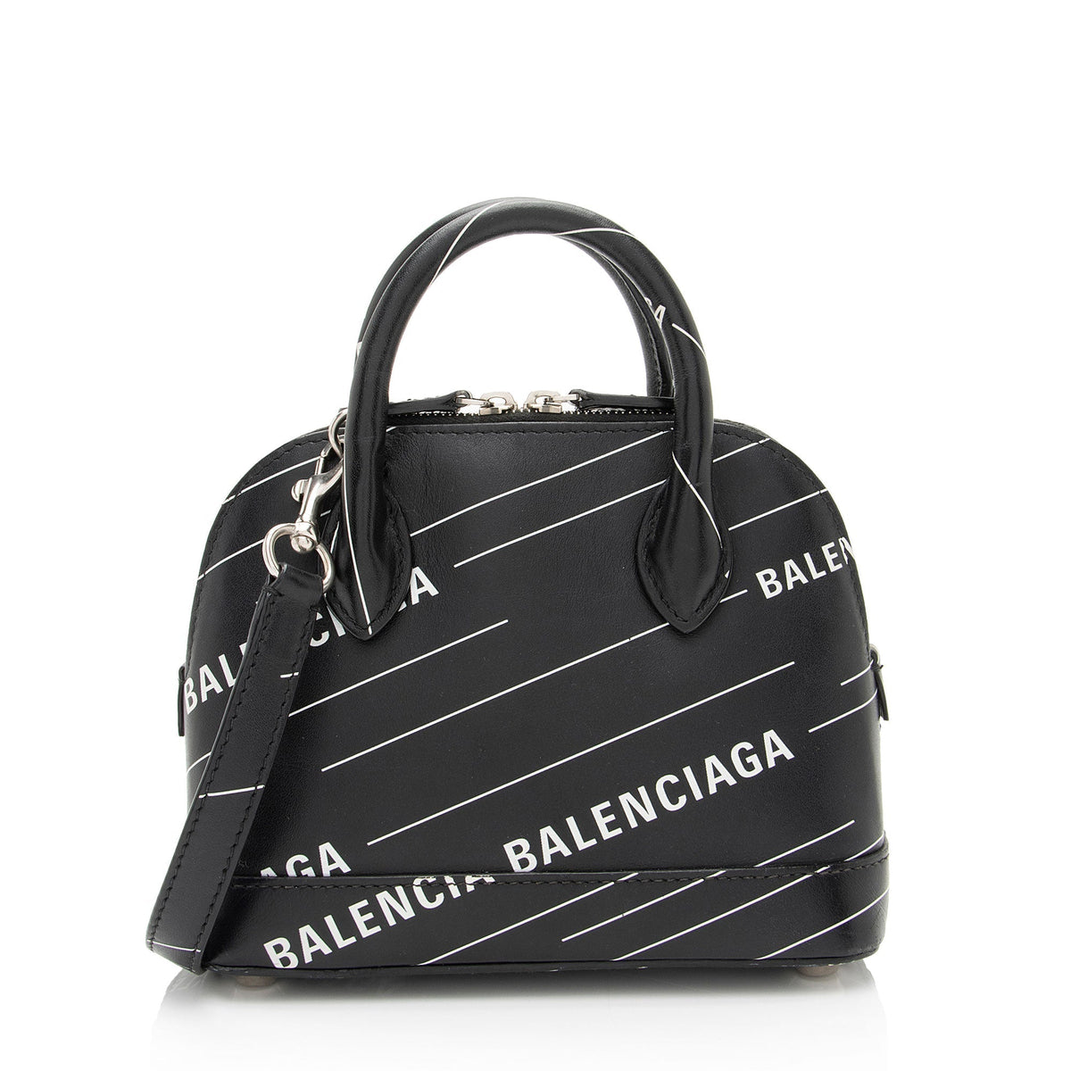 Balenciaga Calfskin Logo XXS Ville Top Handle Bag | Authentic Pre-Owned