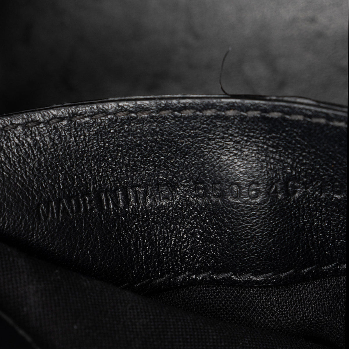 Balenciaga Calfskin Logo XXS Ville Top Handle Bag | Authentic Pre-Owned front view