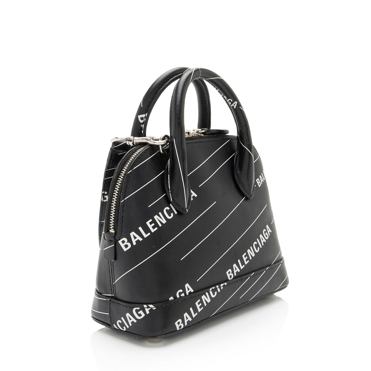 Balenciaga Calfskin Logo XXS Ville Top Handle Bag | Authentic Pre-Owned side view