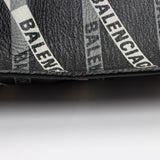 Balenciaga Calfskin Losange Logo N/S Shopper Tote | Authentic Pre-Owned side view