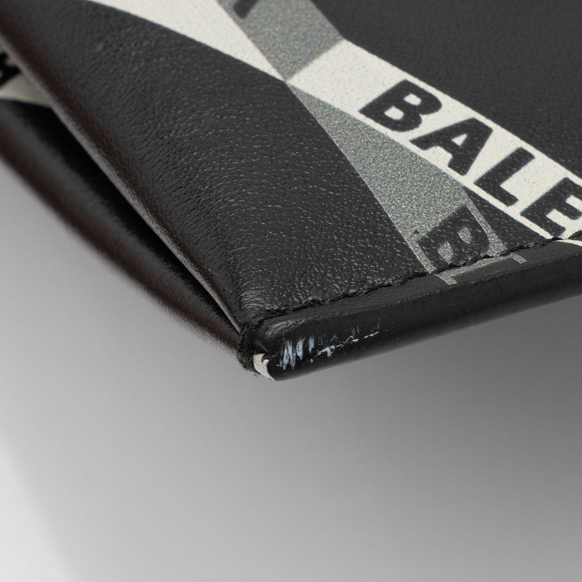 Balenciaga Calfskin Losange Logo N/S Shopper Tote | Authentic Pre-Owned angle view