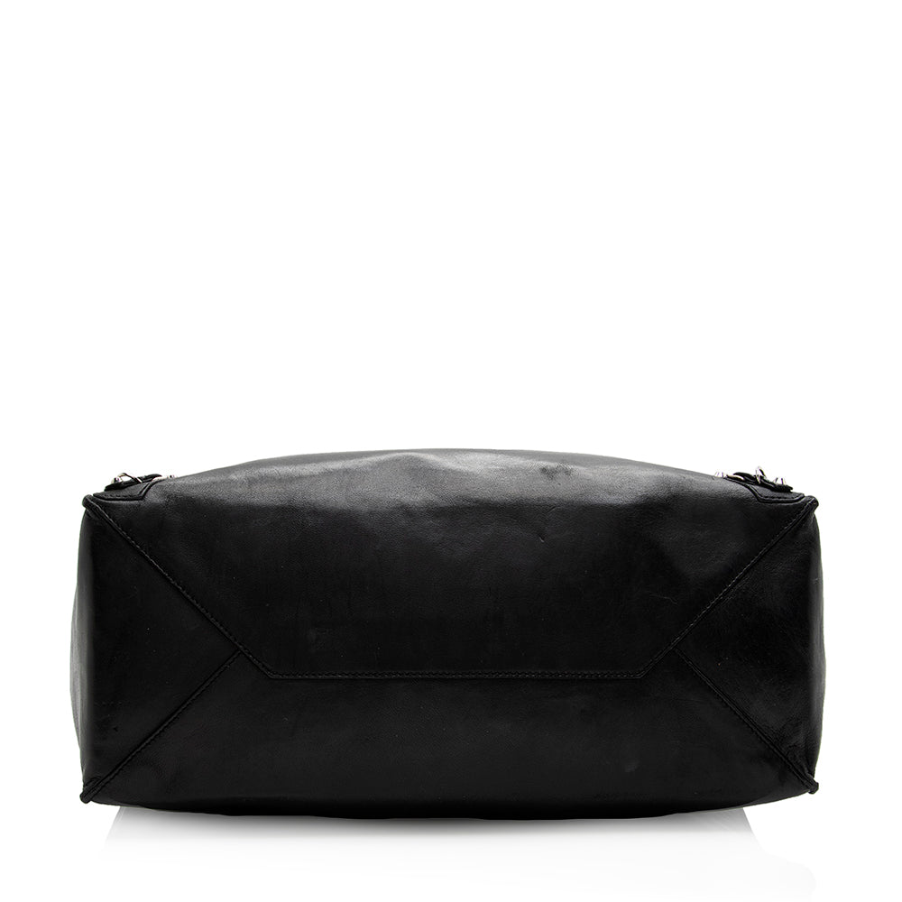 Balenciaga Calfskin Papier A4 Zip Around Tote | Authentic Pre-Owned back view