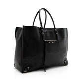 Balenciaga Calfskin Papier A4 Zip Around Tote | Authentic Pre-Owned side view